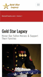 Mobile Screenshot of goldstarfamilies.com